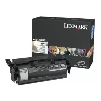 Lexmark X654X31E - toner, black (černý) Lexmark X654X31E - toner, black (černý)