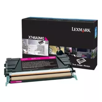 Lexmark X746A2MG - toner, magenta (purpurový) Lexmark X746A2MG - toner, magenta (purpurový)