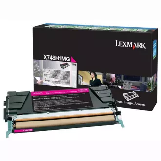 Lexmark X748H1MG - toner, magenta (purpurový) Lexmark X748H1MG - toner, magenta (purpurový)