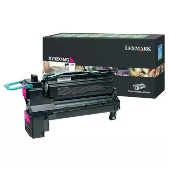 Lexmark X792X1MG - toner, magenta (purpurový) Lexmark X792X1MG - toner, magenta (purpurový)