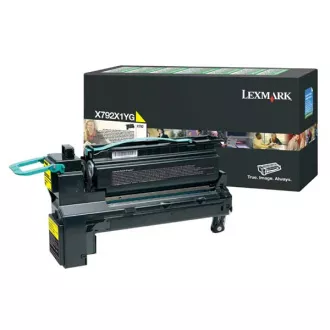 Lexmark X792X1YG - toner, yellow (žlutý) Lexmark X792X1YG - toner, yellow (žlutý)