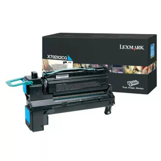 Lexmark X792X2CG - toner, cyan (azurový) Lexmark X792X2CG - toner, cyan (azurový)