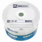 MyMedia CD-R, 69201, 50-pack, 700MB, 52x, 80min., 12cm, bez možnosti potisku, wrap, Standard, pro archivaci dat