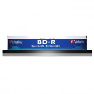 Verbatim BD-R, Single Layer 25GB, cake box, 43742, 6x, 10-pack, pro archivaci dat Verbatim BD-R, Single Layer 25GB, cake box, 43742, 6x, 10-pack, pro archivaci dat