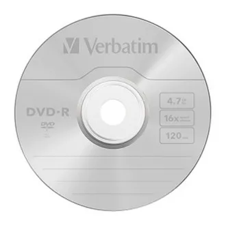 Verbatim DVD-R, Matt Silver, 43729, 4.7GB, 16x, cake box, 10-pack, bez možnosti potisku, 12cm, pro archivaci dat Verbatim DVD-R, Matt Silver, 43729, 4.7GB, 16x, cake box, 10-pack, bez možnosti potisku, 12cm, pro archivaci dat