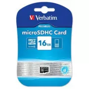 Verbatim paměťová karta Micro Secure Digital Card Premium, 16GB, micro SDHC, 44010, UHS-I U1 (Class 10)