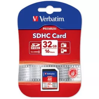 Verbatim paměťová karta Secure Digital Card Premium U1, 32GB, SDHC, 43963, UHS-I U1 (Class 10) Verbatim paměťová karta Secure Digital Card Premium U1, 32GB, SDHC, 43963, UHS-I U1 (Class 10)