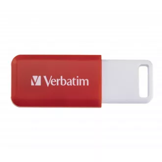 Verbatim USB flash disk, USB 2.0, 16GB, DataBar, červený, 49453, pro archivaci dat Verbatim USB flash disk, USB 2.0, 16GB, DataBar, červený, 49453, pro archivaci dat