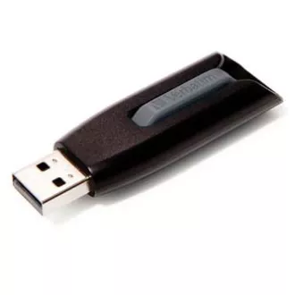 Verbatim USB flash disk, USB 3.0, 64GB, V3, Store N Go, černý, 49174, USB A, s výsuvným konektorem Verbatim USB flash disk, USB 3.0, 64GB, V3, Store N Go, černý, 49174, USB A, s výsuvným konektorem