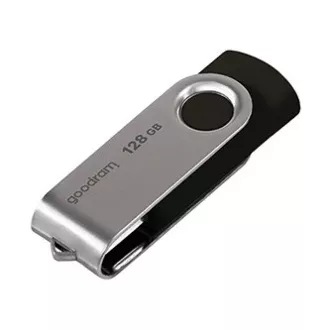 Goodram USB flash disk, USB 3.0, 128GB, UTS3, černý, UTS3-1280K0R11, USB A, s otočnou krytkou Goodram USB flash disk, USB 3.0, 128GB, UTS3, černý, UTS3-1280K0R11, USB A, s otočnou krytkou