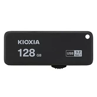 Kioxia USB flash disk, USB 3.0, 128GB, Yamabiko U365, Yamabiko U365, černý, LU365K128GG4 Kioxia USB flash disk, USB 3.0, 128GB, Yamabiko U365, Yamabiko U365, černý, LU365K128GG4