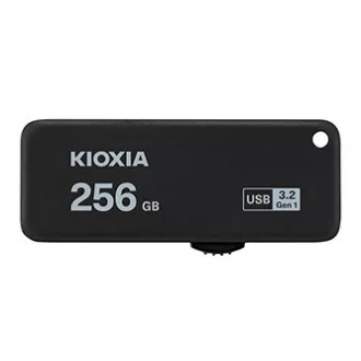Kioxia USB flash disk, USB 3.0, 256GB, Yamabiko U365, Yamabiko U365, černý, LU365K256GG4 Kioxia USB flash disk, USB 3.0, 256GB, Yamabiko U365, Yamabiko U365, černý, LU365K256GG4