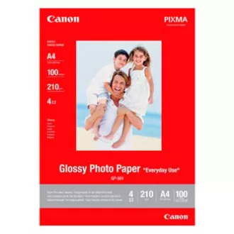 Canon Photo paper Glossy, GP-501, foto papír, lesklý, GP501 A4 typ 0775B001, bílý, A4, 200 g/m2, 100 ks, inkoustový Canon Photo paper Glossy, GP-501, foto papír, lesklý, GP501 A4 typ 0775B001, bílý, A4, 200 g/m2, 100 ks, inkoustový