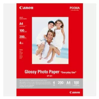 Canon Photo paper Glossy, GP-501, foto papír, lesklý, GP501 A4 typ 0775B001, bílý, A4, 200 g/m2, 100 ks, inkoustový Canon Photo paper Glossy, GP-501, foto papír, lesklý, GP501 A4 typ 0775B001, bílý, A4, 200 g/m2, 100 ks, inkoustový