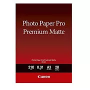 Canon Photo paper premium matte, PM-101, foto papír, matný, 8657B006, bílý, A3, 210 g/m2, 20 ks, inkoustový