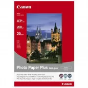 Canon Photo Paper Plus Semi-Glossy, SG-201 A3+, foto papír, pololesklý, saténový typ 1686B032, bílý, A3+, 13x19", 260 g/m2, 20 ks,