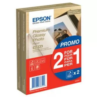 Epson Premium Glossy Photo Paper, C13S042167, foto papír, promo 1+1 zdarma typ lesklý, bílý, 10x15cm, 4x6", 255 g/m2, 2x40 ks, ink Epson Premium Glossy Photo Paper, C13S042167, foto papír, promo 1+1 zdarma typ lesklý, bílý, 10x15cm, 4x6", 255 g/m2, 2x40 ks, ink