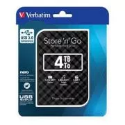 Verbatim externí pevný disk, Store N Go, 2.5", USB 3.0 (3.2 Gen 1), 4TB, 53223, černý
