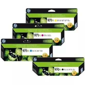 HP 970-XL (CN625AE,CN626AE,CN627AE,CN628AE) - cartridge, black + color (černá + barevná) HP 970-XL (CN625AE,CN626AE,CN627AE,CN628AE) - cartridge, black + color (černá + barevná)