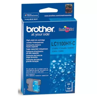 Brother LC-1100 (LC1100HYC) - cartridge, cyan (azurová) Brother LC-1100 (LC1100HYC) - cartridge, cyan (azurová)