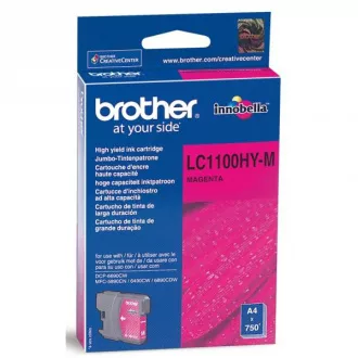 Brother LC-1100 (LC1100HYM) - cartridge, magenta (purpurová) Brother LC-1100 (LC1100HYM) - cartridge, magenta (purpurová)