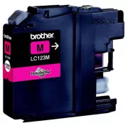 Brother LC-123 (LC123M) - cartridge, magenta (purpurová)