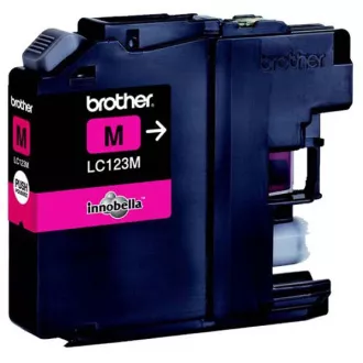 Brother LC-123 (LC123M) - cartridge, magenta (purpurová)