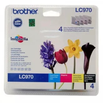 Brother LC-970 (LC970VALBP) - cartridge, black + color (černá + barevná)