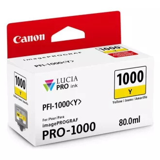 Canon PFI-1000 (0549C001) - cartridge, yellow (žlutá) Canon PFI-1000 (0549C001) - cartridge, yellow (žlutá)
