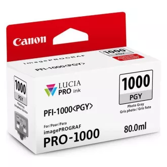 Canon PFI-1000 (0553C001) - cartridge, photo gray (foto šedá) Canon PFI-1000 (0553C001) - cartridge, photo gray (foto šedá)