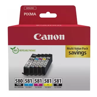 Canon PGI-580 (2078C007) - cartridge, black + color (černá + barevná)