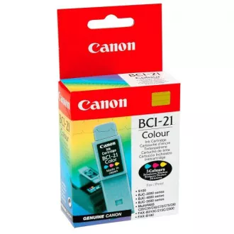 Canon BCI-21 (0955A002) - cartridge, color (barevná) Canon BCI-21 (0955A002) - cartridge, color (barevná)
