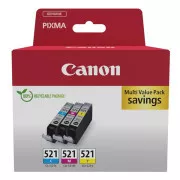 Canon CLI-521 (2934B015) - cartridge, color (barevná) multipack