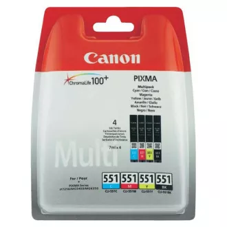 Canon CLI-551 (6509B009) - cartridge, black + color (černá + barevná)