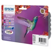 Epson T0807 (C13T08074021) - cartridge, black + color (černá + barevná)