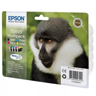Epson T0895 (C13T08954010) - cartridge, black + color (černá + barevná) Epson T0895 (C13T08954010) - cartridge, black + color (černá + barevná)
