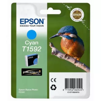 Epson T1592 (C13T15924010) - cartridge, cyan (azurová) Epson T1592 (C13T15924010) - cartridge, cyan (azurová)