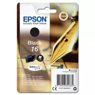 Epson T1621 (C13T16214012) - cartridge, black (černá) Epson T1621 (C13T16214012) - cartridge, black (černá)