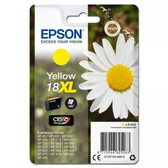 Epson T1814 (C13T18144012) - cartridge, yellow (žlutá) Epson T1814 (C13T18144012) - cartridge, yellow (žlutá)