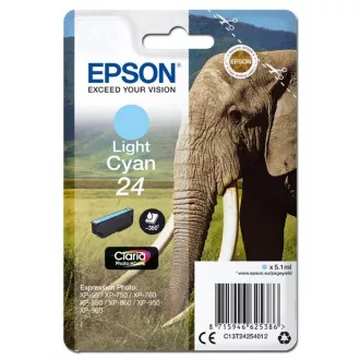 Epson T2425 (C13T24254012) - cartridge, light cyan (světle azurová) Epson T2425 (C13T24254012) - cartridge, light cyan (světle azurová)