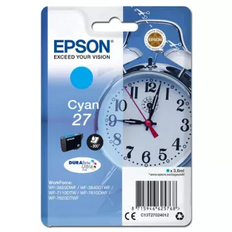 Epson T2702 (C13T27024012) - cartridge, cyan (azurová) Epson T2702 (C13T27024012) - cartridge, cyan (azurová)