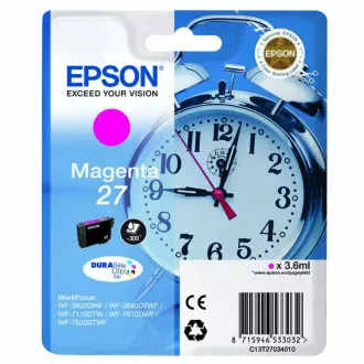Epson T2703 (C13T27034010) - cartridge, magenta (purpurová) Epson T2703 (C13T27034010) - cartridge, magenta (purpurová)