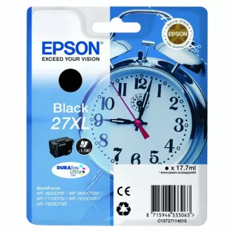 Epson T2711 (C13T27114010) - cartridge, black (černá) Epson T2711 (C13T27114010) - cartridge, black (černá)
