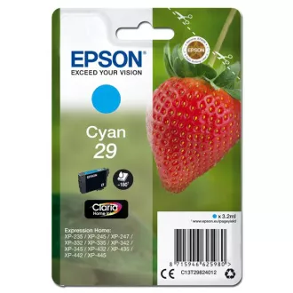 Epson T2982 (C13T29824012) - cartridge, cyan (azurová) Epson T2982 (C13T29824012) - cartridge, cyan (azurová)