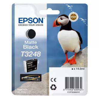 Epson T3248 (C13T32484010) - cartridge, matt black (matně černá) Epson T3248 (C13T32484010) - cartridge, matt black (matně černá)
