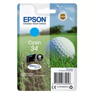Epson T3462 (C13T34624010) - cartridge, cyan (azurová) Epson T3462 (C13T34624010) - cartridge, cyan (azurová)