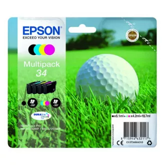 Epson T3466 (C13T34664010) - cartridge, black + color (černá + barevná) Epson T3466 (C13T34664010) - cartridge, black + color (černá + barevná)