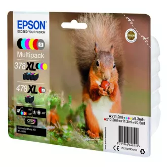Epson T379D (C13T379D4010) - cartridge, black + color (černá + barevná) Epson T379D (C13T379D4010) - cartridge, black + color (černá + barevná)