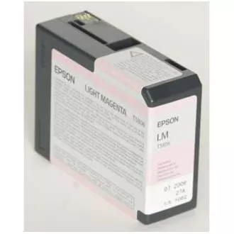 Epson T5806 (C13T580600) - cartridge, light magenta (světle purpurová) Epson T5806 (C13T580600) - cartridge, light magenta (světle purpurová)