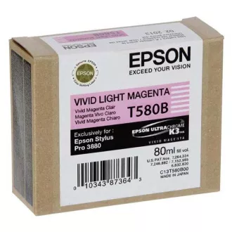 Epson T580B (C13T580B00) - cartridge, light magenta (světle purpurová) Epson T580B (C13T580B00) - cartridge, light magenta (světle purpurová)
